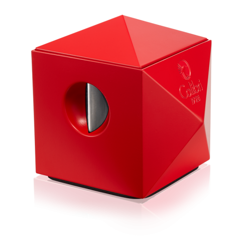 Colibri Quasar Two-in-One Desktop Cigar Cutter-Red